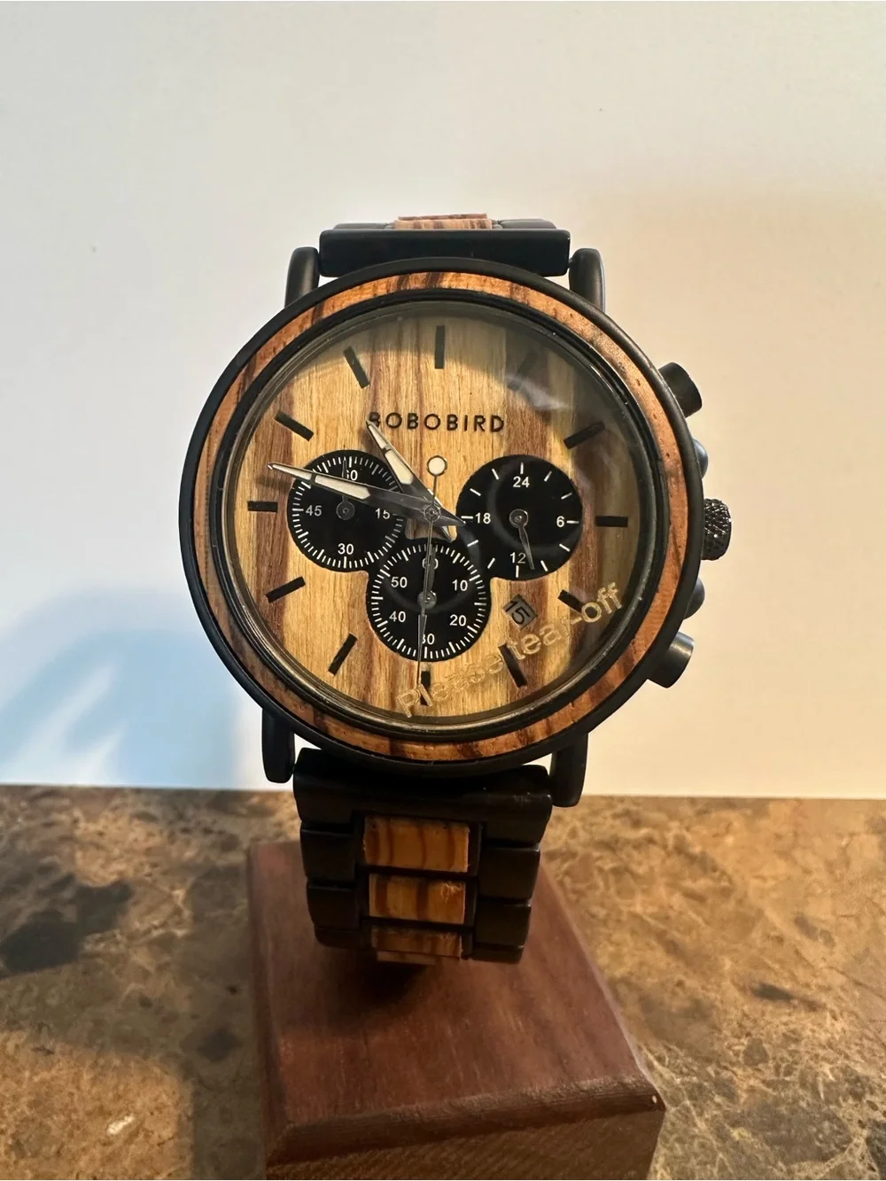 BOBO BIRD P09-1 Chronograph Watch - Picture 3 of 7